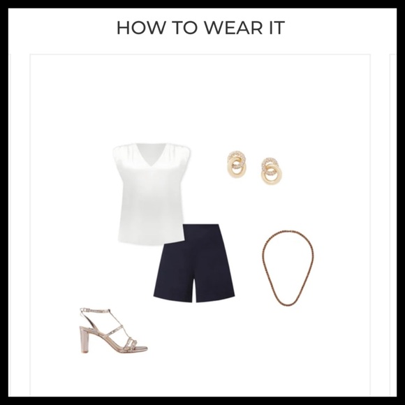 NWT WHBM Slip-On Shorts - Picture 9 of 13